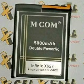 BATERAI INFINIX BL-34CX / INFINIX SMART 4 PLUS / SMART 3 PLUS MCOM DOUBLE POWER