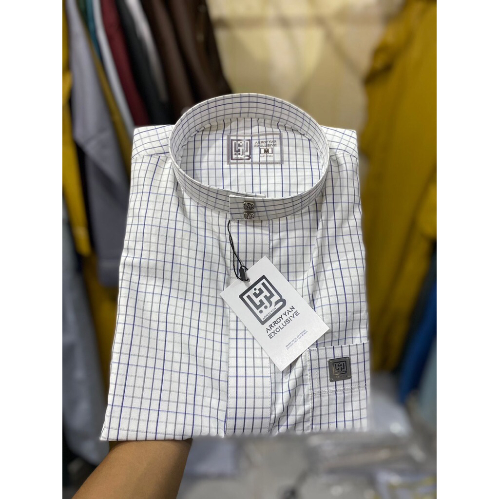 koko maroko salur garis assaudia / baju muslim pria / koko salur