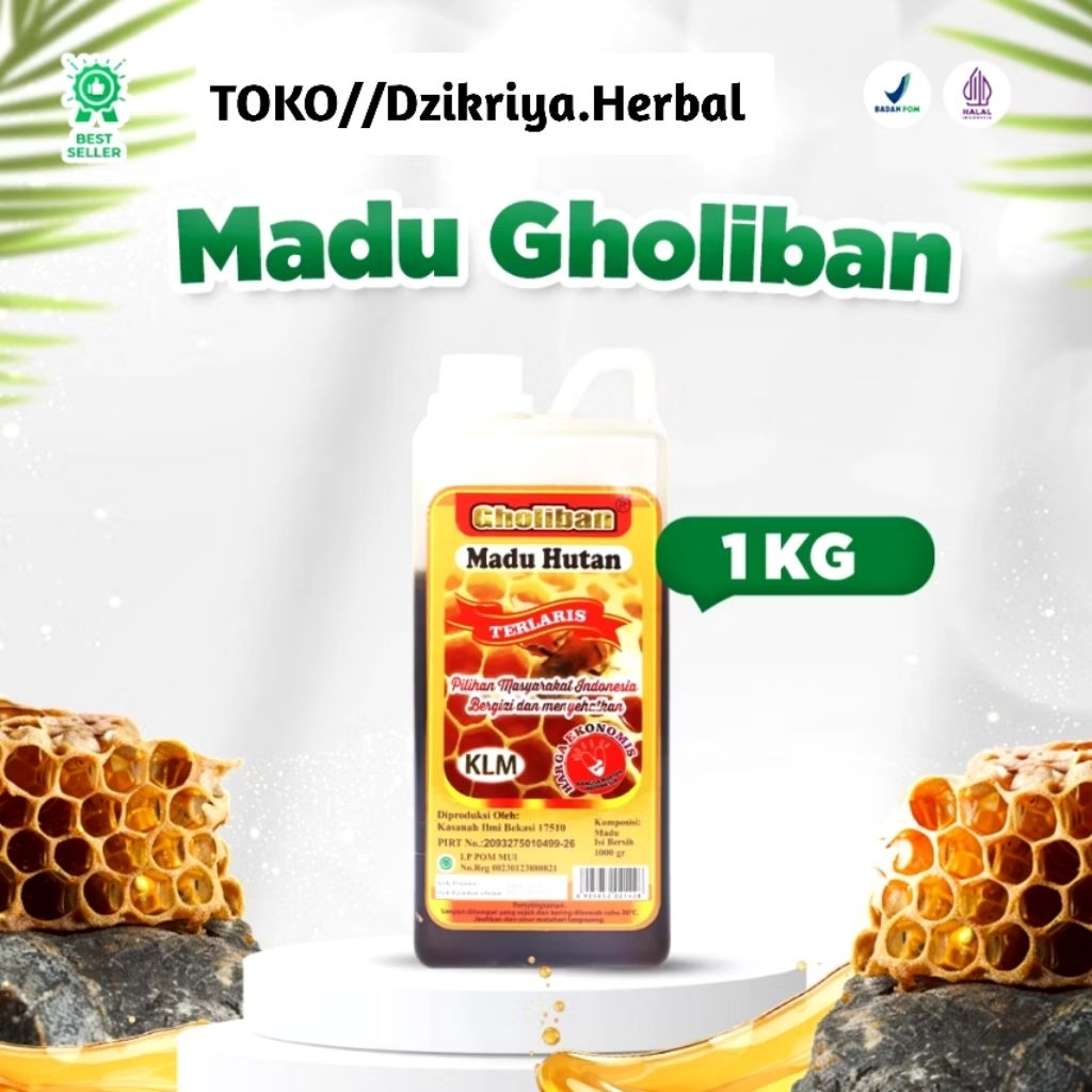 

GHOLIBAN - Madu Hutan Kalimantan KLM 100% Asli 1kg