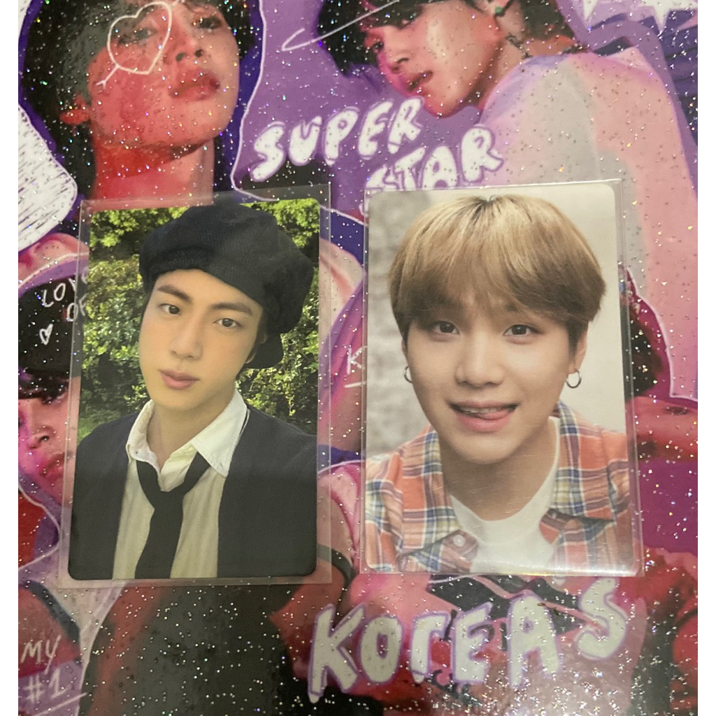 [READY STOCK] Jual Pc suga melet & jin the astronaut OFFICIAL