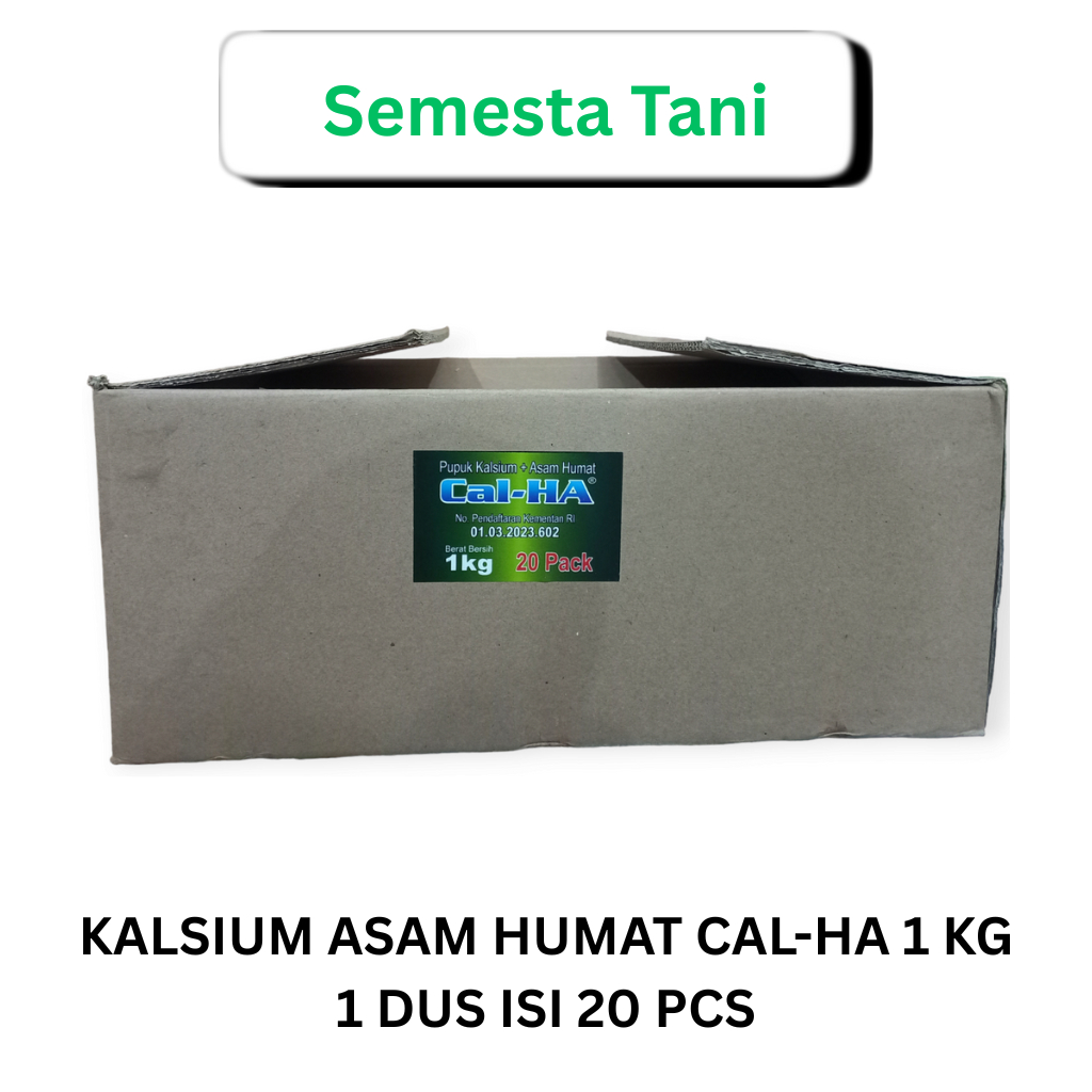 1 DUS - PUPUK KALSIUM ASAM HUMAT CAL HA CAL-HA 1 KG - 1 DUS ISI 20 PCS