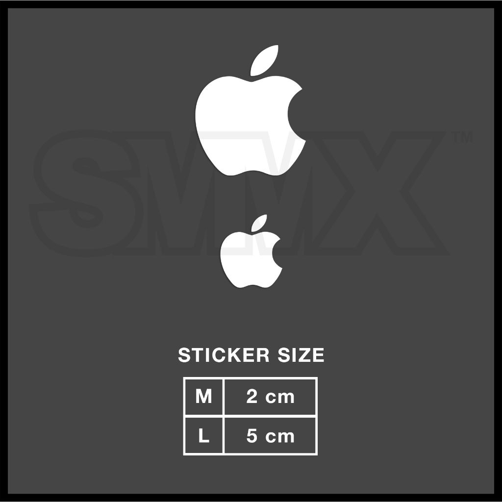 

[PROMO] STICKER LOGO APPLE / IPHONE AKSESORIS HP/LAPTOP/MOBIL/MOTOR DLL