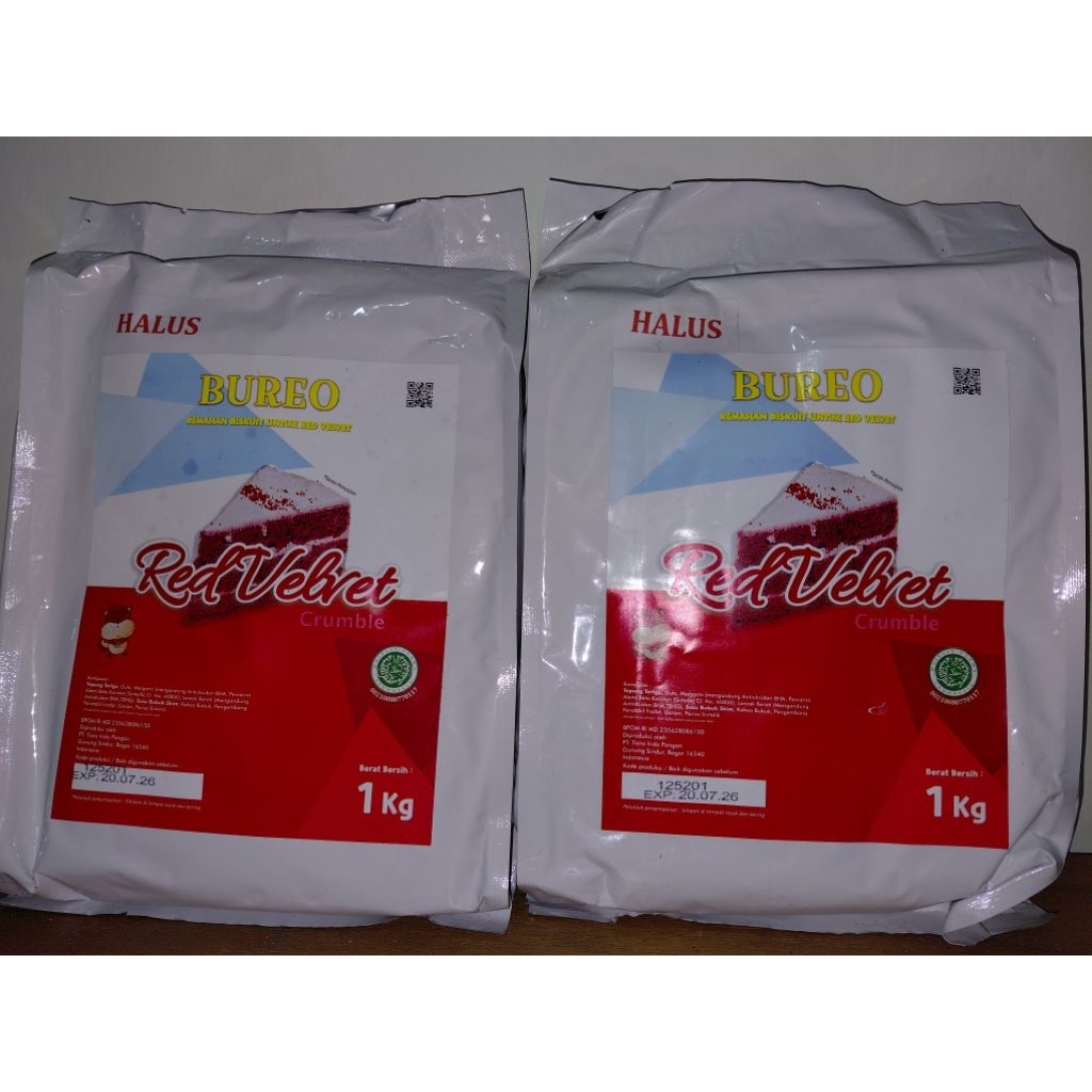 

Bureo redvelvet crumble 1kg Kasar | Halus