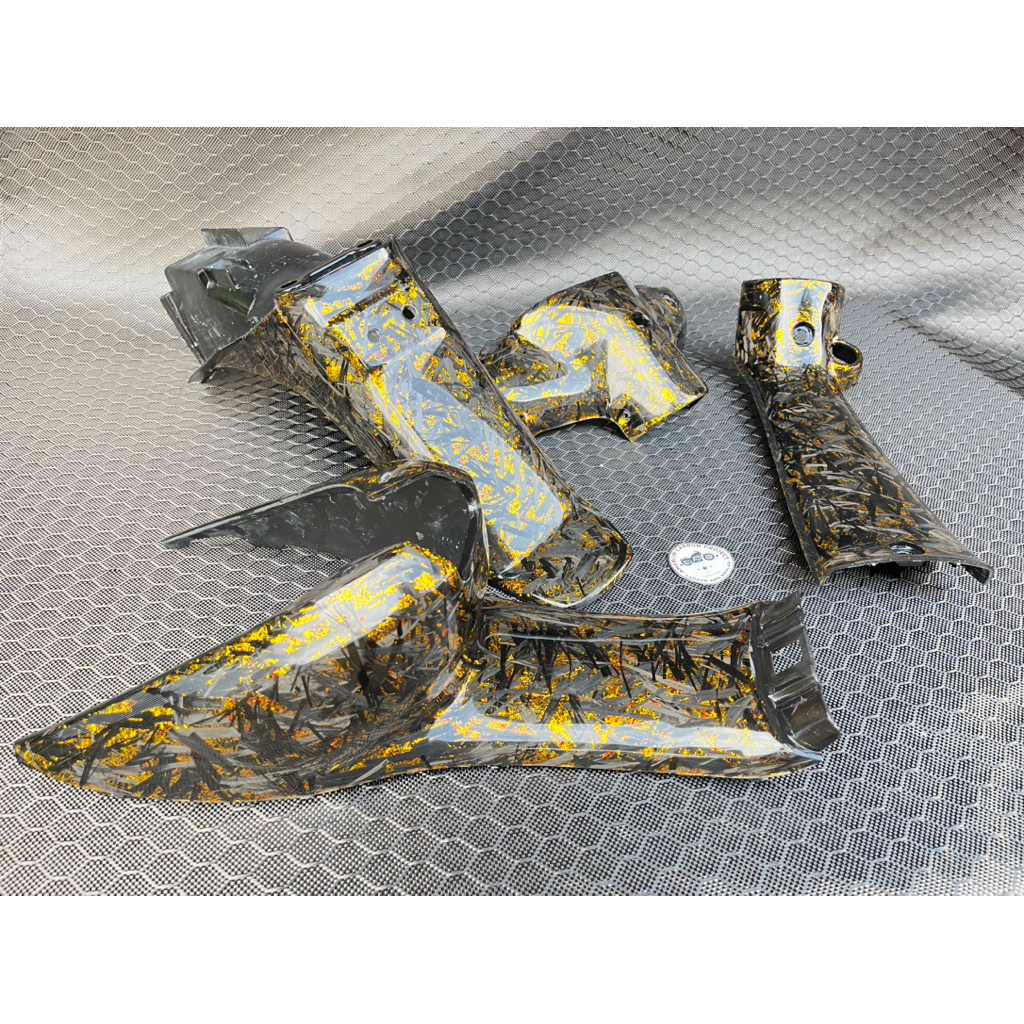 Body kasar Fizr Carbon Forged Spyder Gold | paket body kasar fizr carbon forged spyder gold original