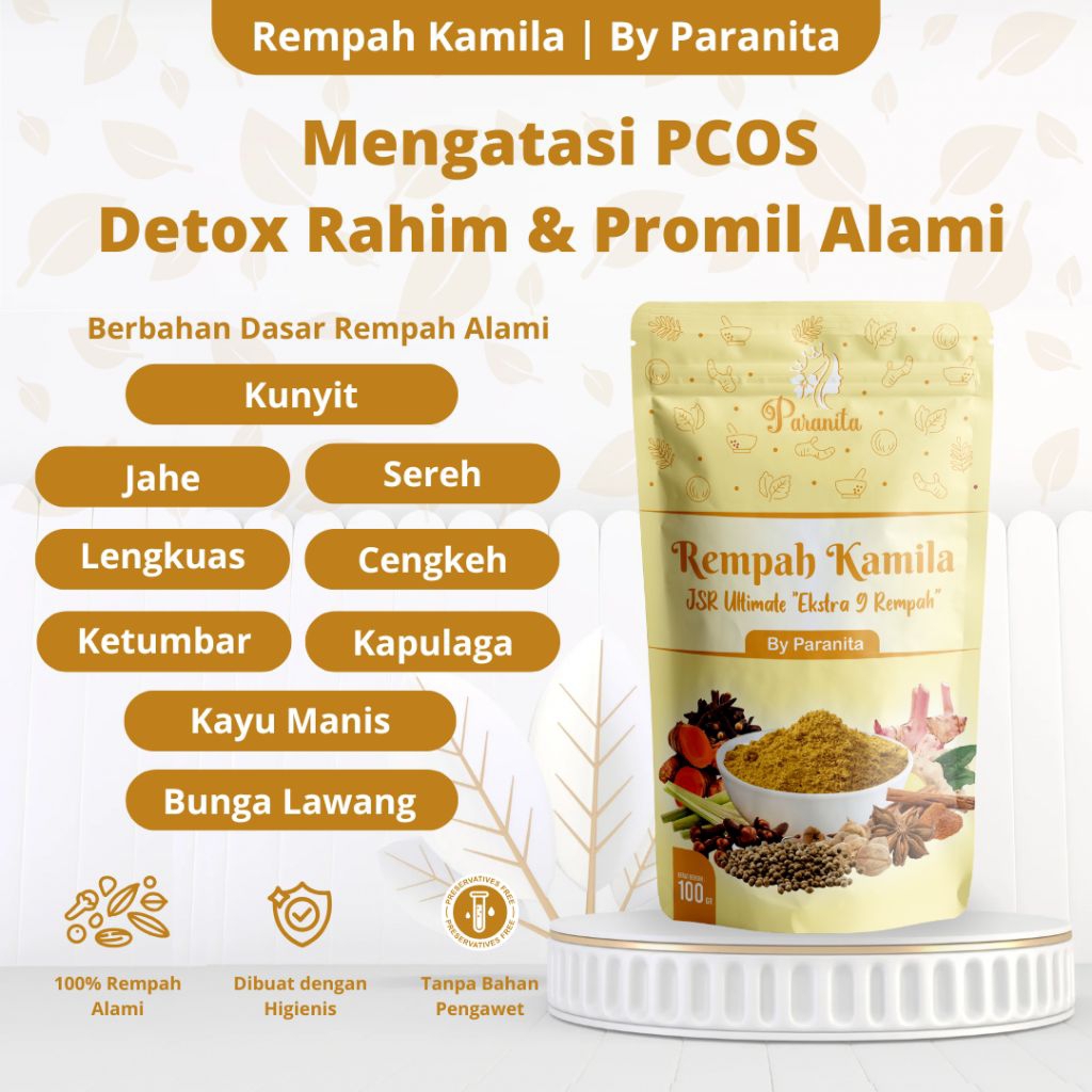 

Rempah Kamila by Paranita | Ramuan Rempah Jamu JSR Promil PCOS