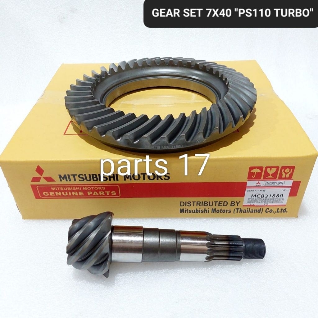 GEAR SET GIGI GARDAN 7X40 MITSUBISHI PS110 CANTER TURBO ASLI ORIGINAL MC831880
