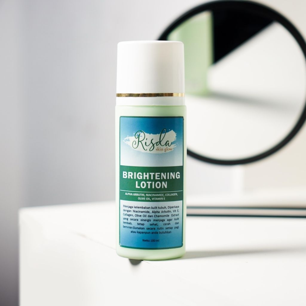 Risda Skin Glow Lotion Brightening  + Scrub Kemasan Jadul