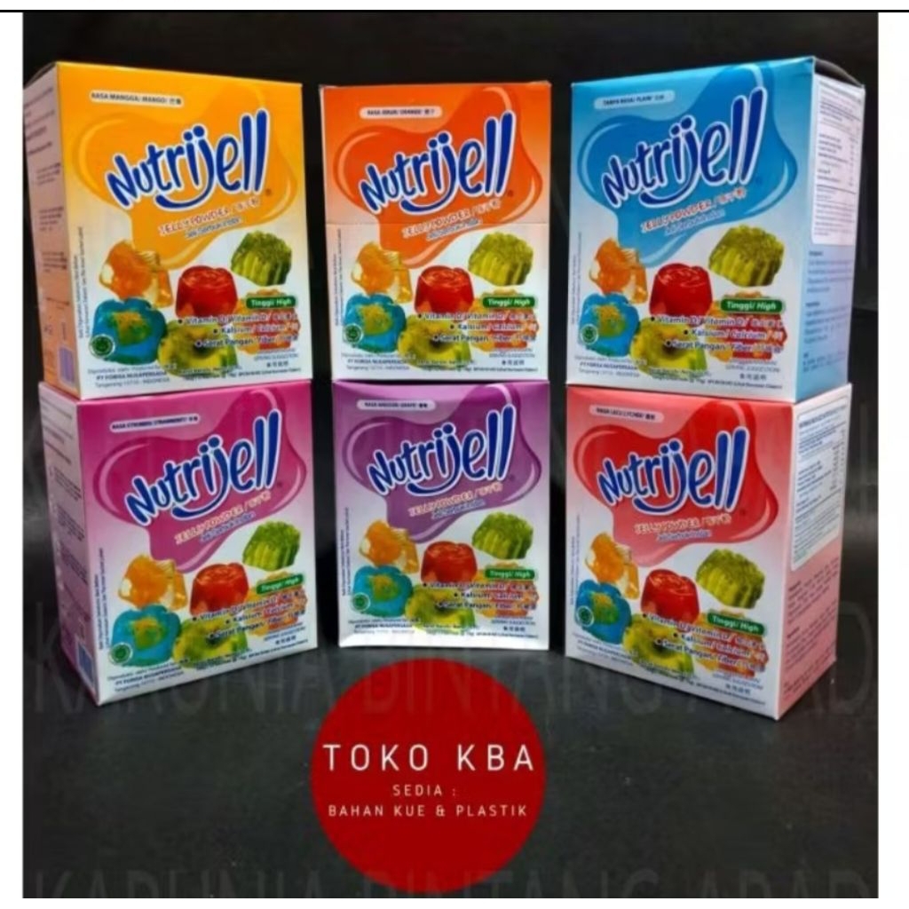 

Nutrijell Jelly Powder KOTAK Besar Jeli Serbuk Instan Buah Cokelat