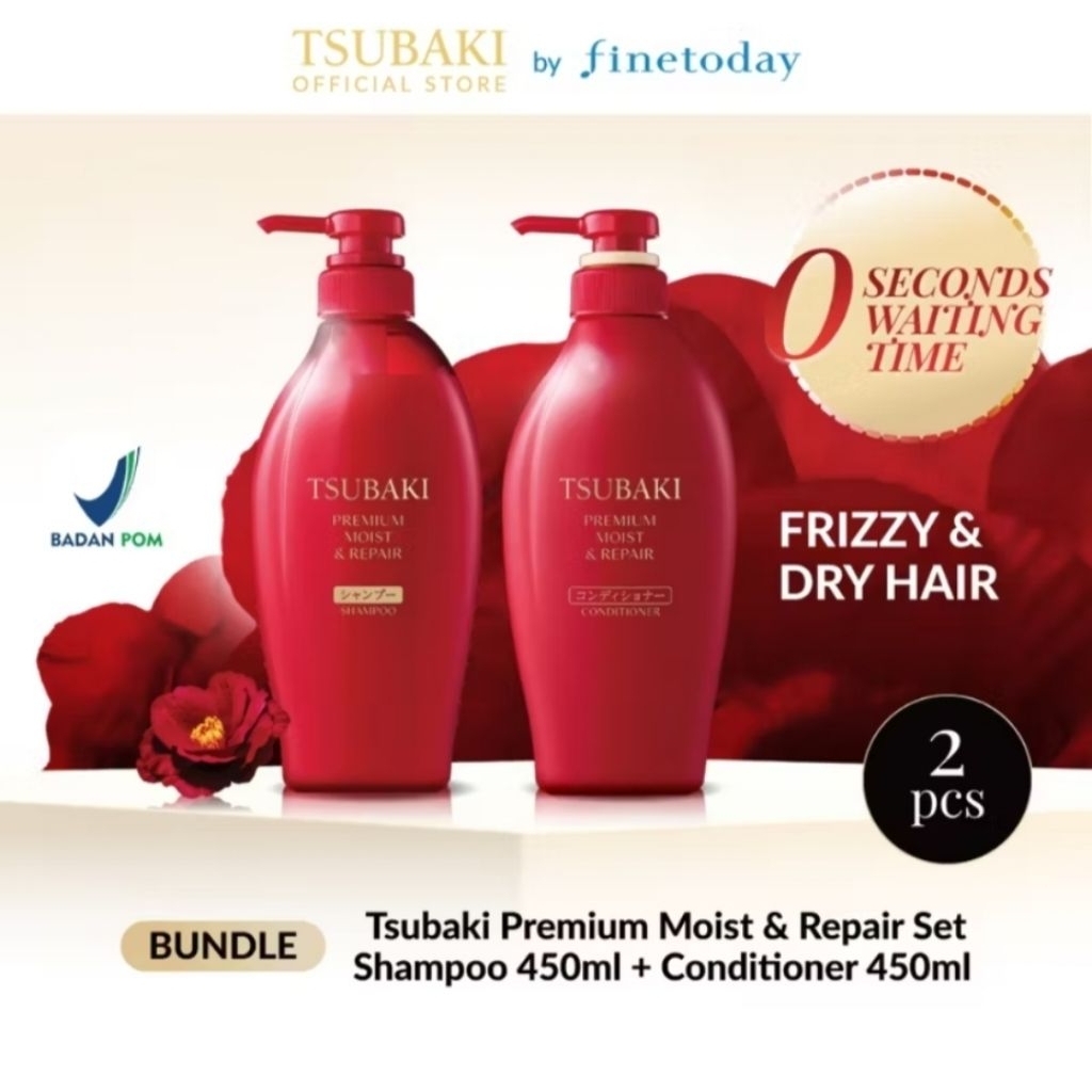 TSUBAKI PREMIUM SHAMPOO, CONDITIONER & TREATMENT