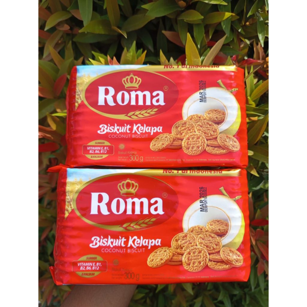 

ROMA KELAPA BISKUIT | BISKUIT KELAPA | Kemasan 300 gr | Camilan atau snack manis