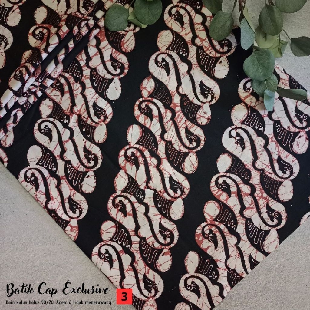 KAIN BATIK CAP WARNA UNGU