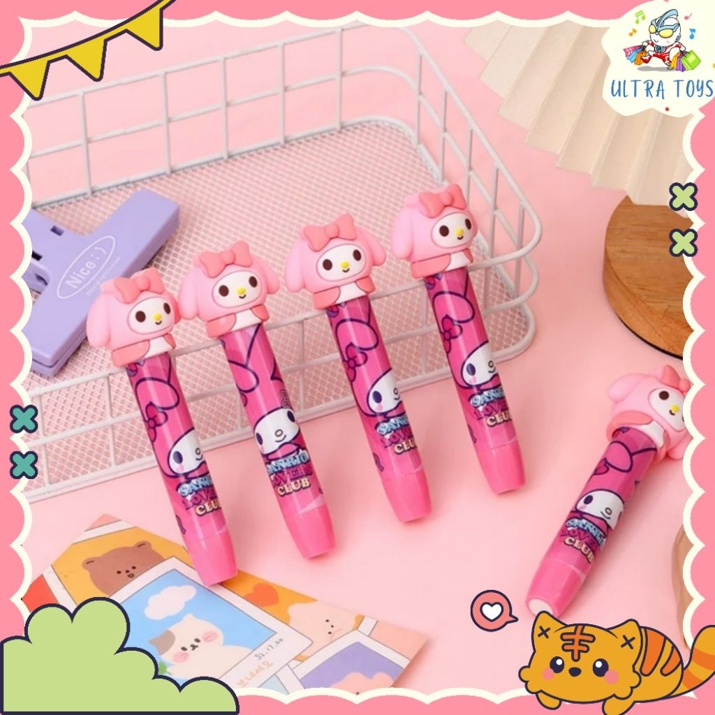 

[ULTRATOYS]PENGHAPUS MEKANIK SANRIO KEPALA MELODY