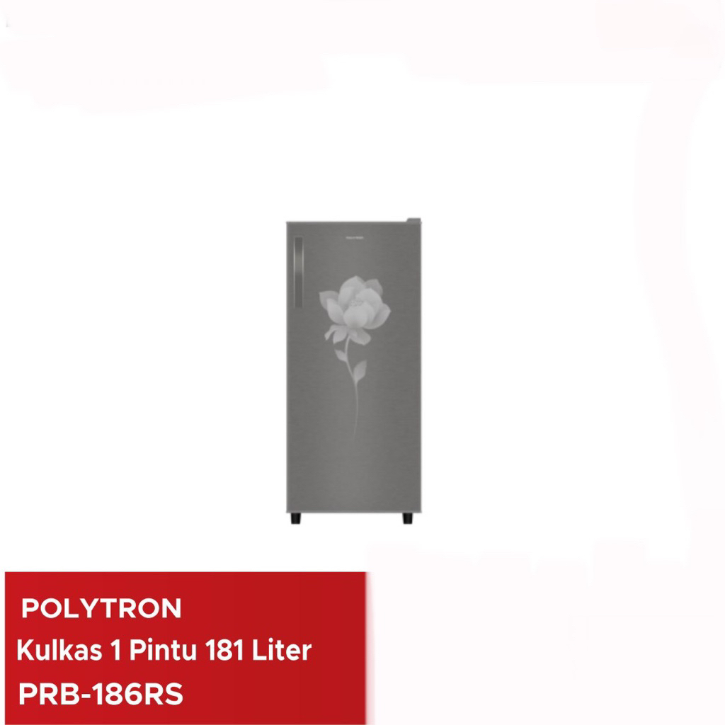KULKAS 1 PINTU POLYTRON 180 LITER PRB - 186