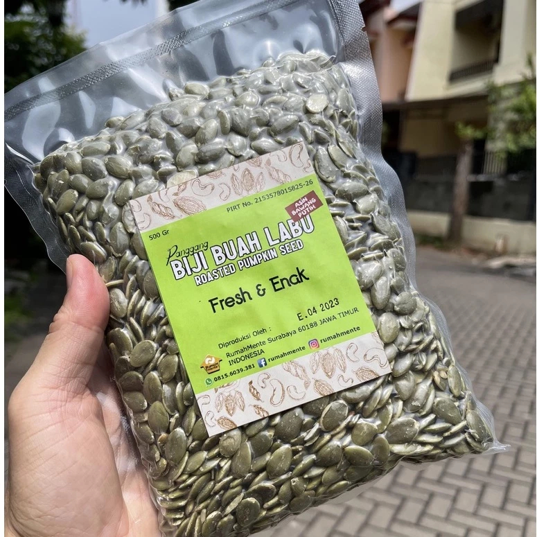 

Pumpkin Seed Biji Labu Panggang Rasa Asin Gurih Premium Pilihan – Camilan Sehat Kaya Protein