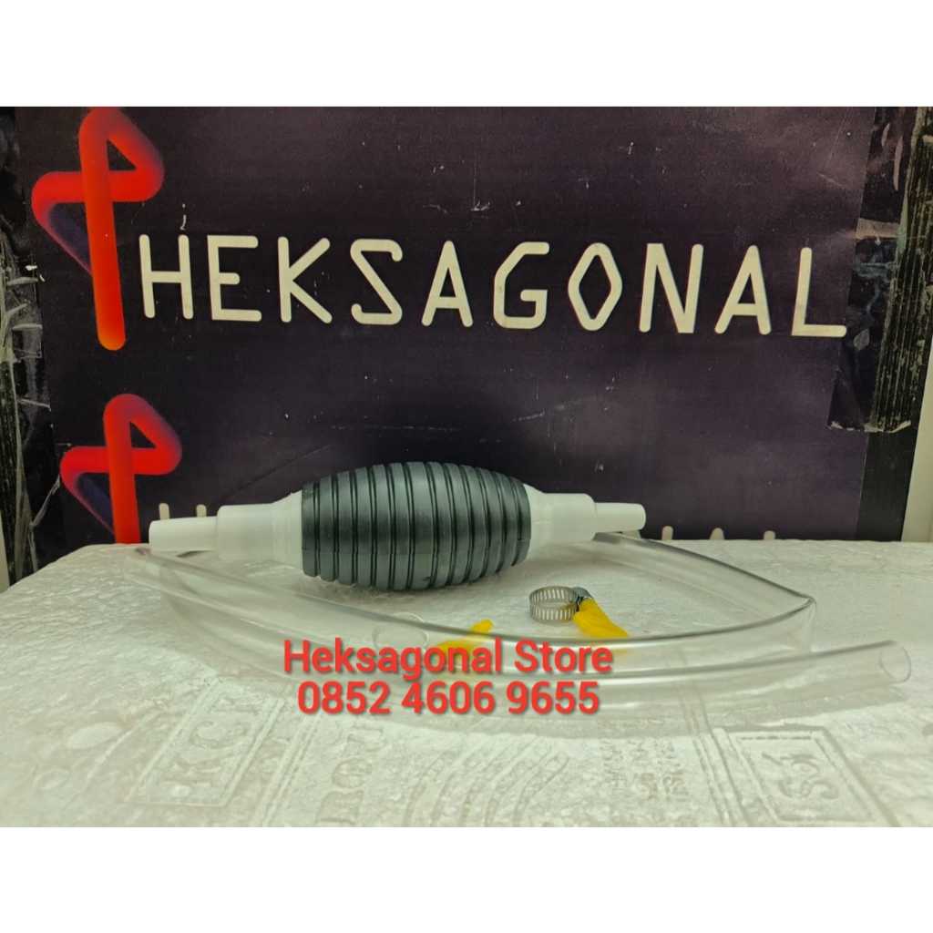 

Pompa manual tangan transfer oli dan bensin panjang 1meter Balikpapan