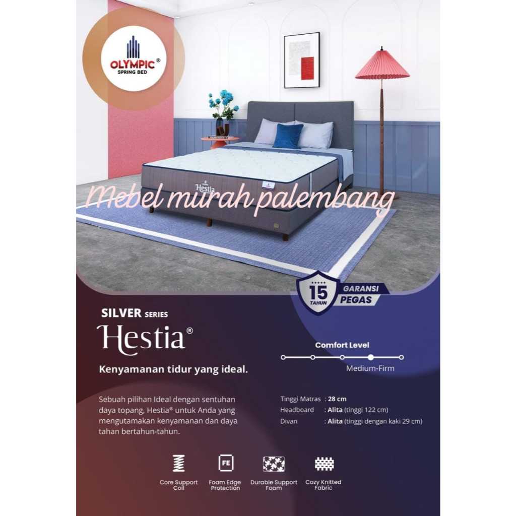 Kasur Matras Olimpic HESTIA | Springbed Hestia Ori Olympic | Matras Olympic Murah Palembang