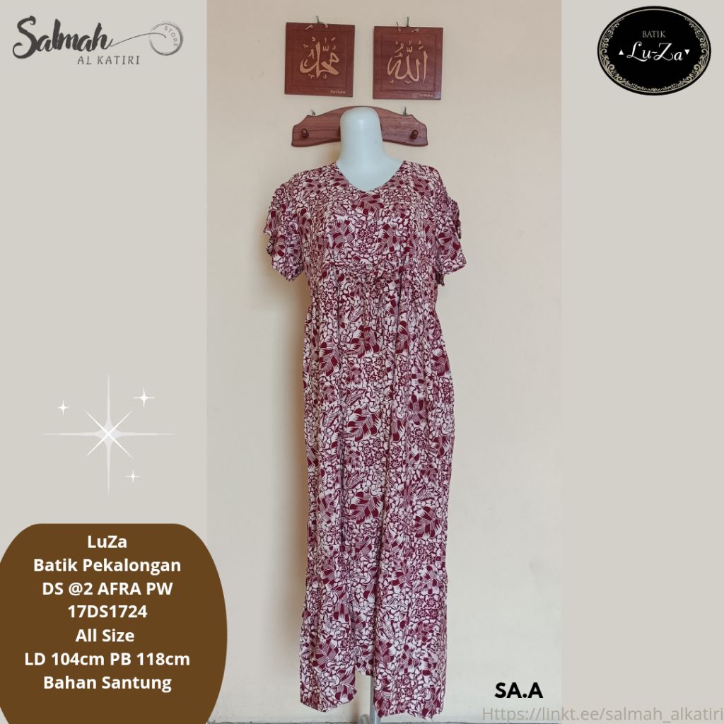 Daster LuZa Batik Pekalongan DS AFRA PW (A)