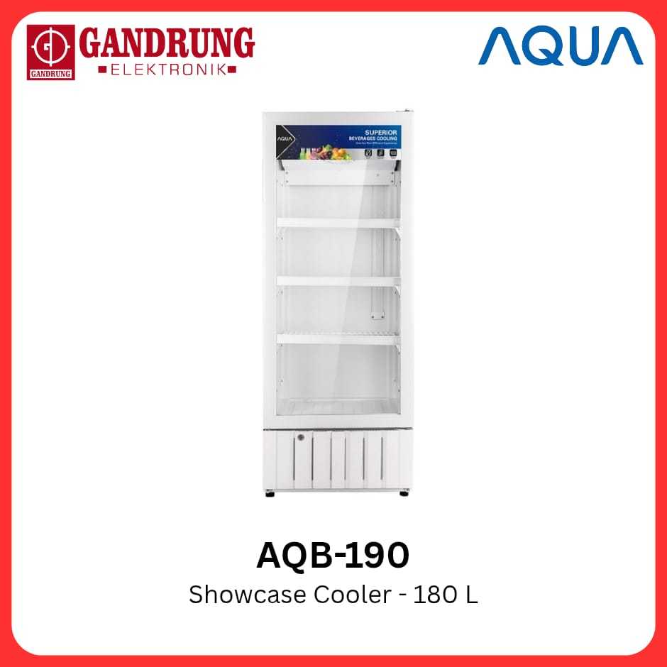 AQUA Showcase Cooler 180 Liter - AQB-190