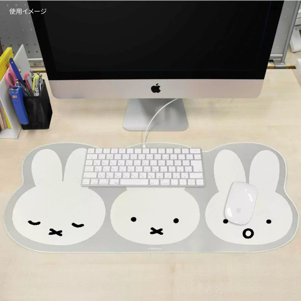 [PREORDER] Mouse Pad Miffy Lucu – Alas Meja Komputer & Keyboard Anti Slip untuk Belajar & Kerja