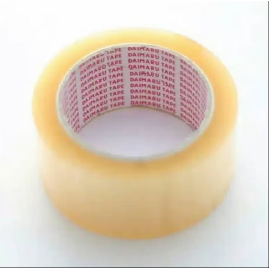 

Lakban Daimaru 48 mm x 90 yard Bening & Coklat