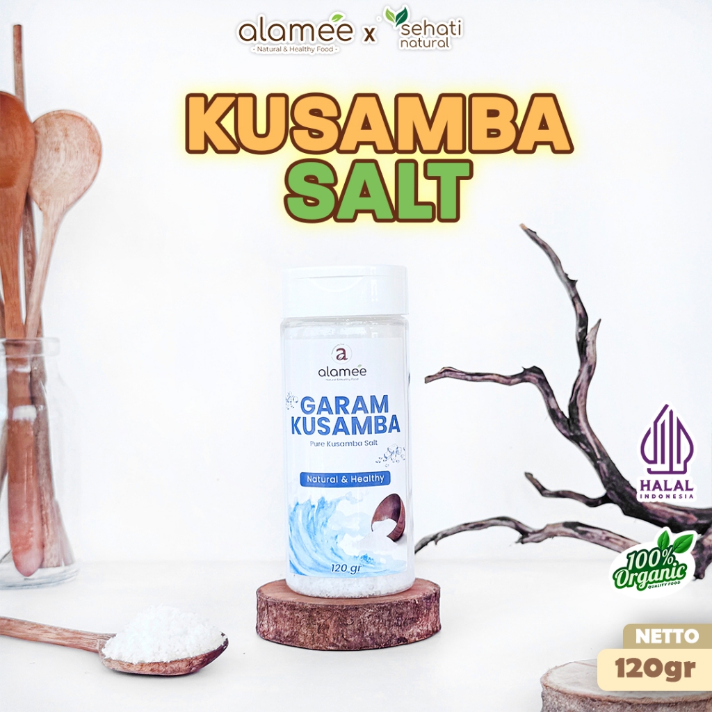 

ALAMEE Garam Kusamba Sea Salt Laut Bali 120gr Organik Murni Alami Organic Lokal sehati natural