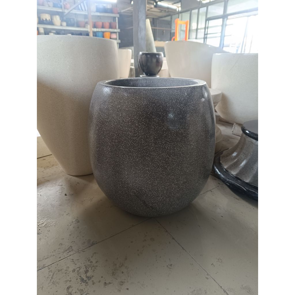 Pot Tanaman Gendang Gembung Teraso Terrazo