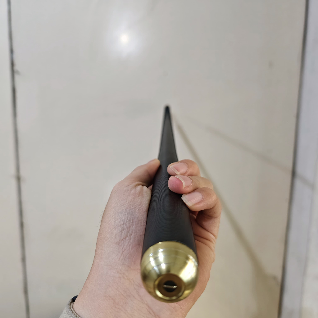 Tegek Lele Carbon Polos, 8H, Panjang ruass 110cm, 450cm, 540cm, 630cm, BONUS PAPER CORE