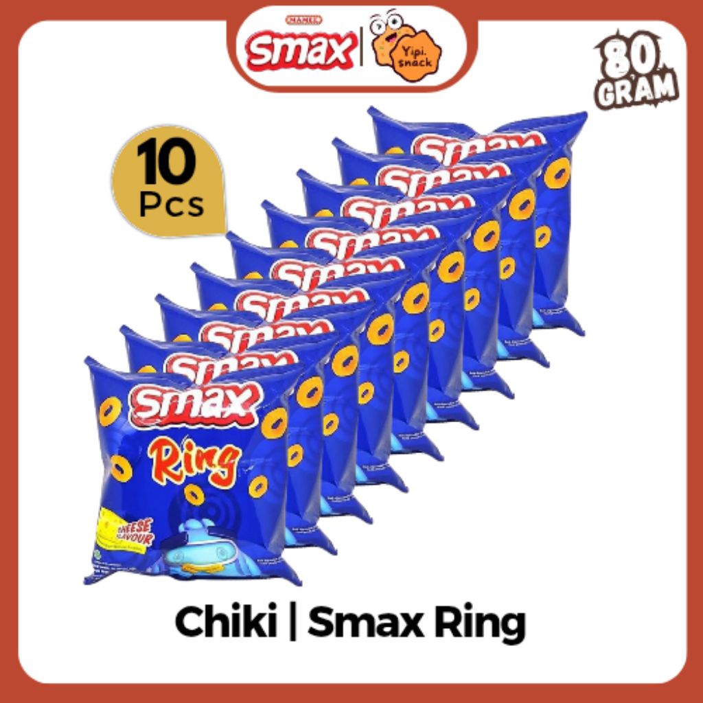 

Smax Ring Cheese Flavour Renceng isi 10 Ciki Keju @20gr