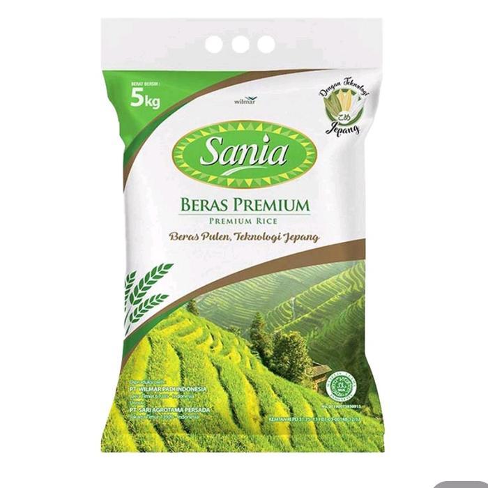 

Beras Sania Premium Rice Beras Pulen, Teknologi Jepang 5 Kg
