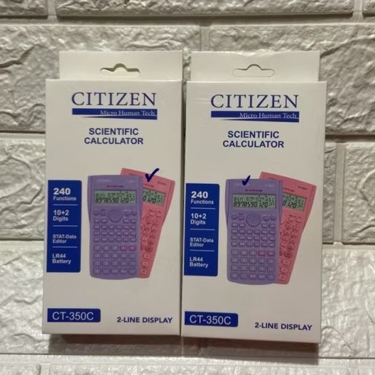 

TERMURAH‼️KALKULATOR ANAK SEKOLAH SCIENTIFIC CITIZEN CT-350C ORIGINAL / KALKULATOR ANAK SEKOLAH
