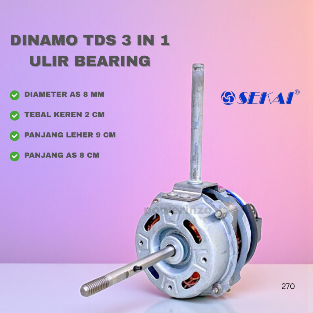 DINAMO KIPAS ANGIN GMC 18 INCH DOUBLE BEARING/ MESIN MOTOR KIPAS ANGIN GMC TDS 18 INCH ULIR