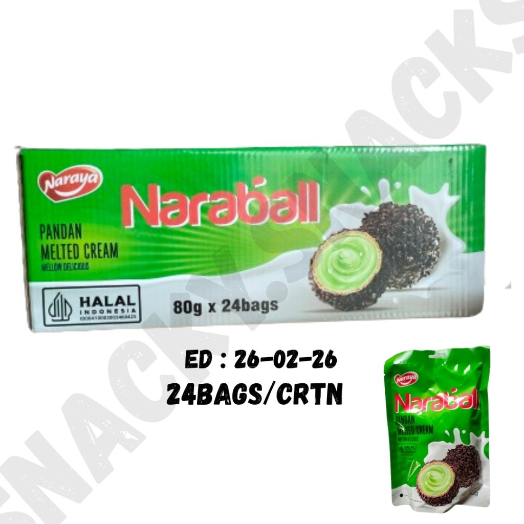 

NARABALL PANDAN 80gx24bags Halal