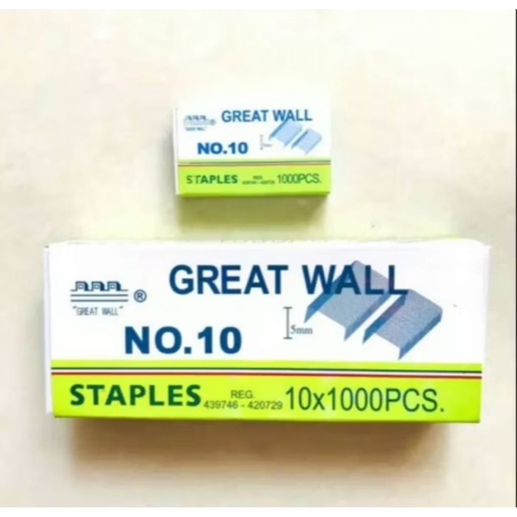 

Isi staples Great Wall No. 10