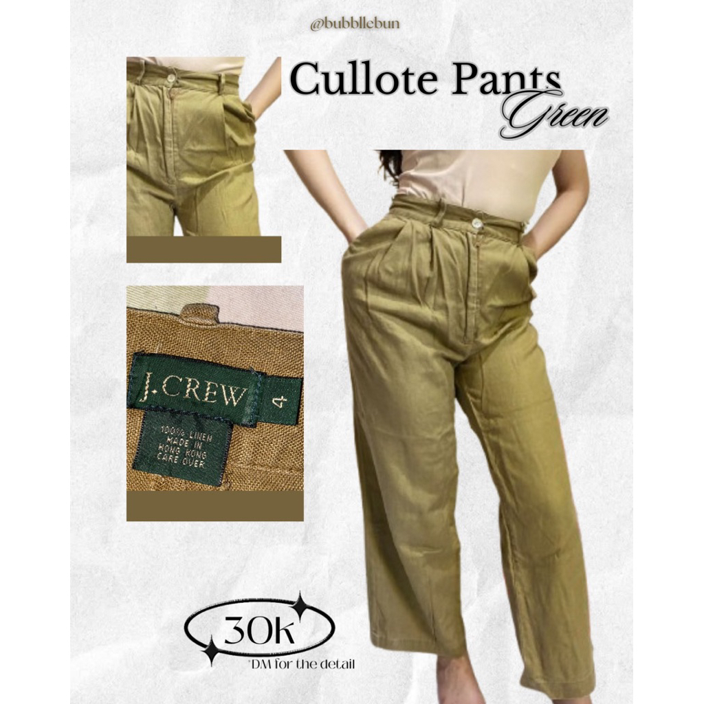 preloved celana olive J CREW