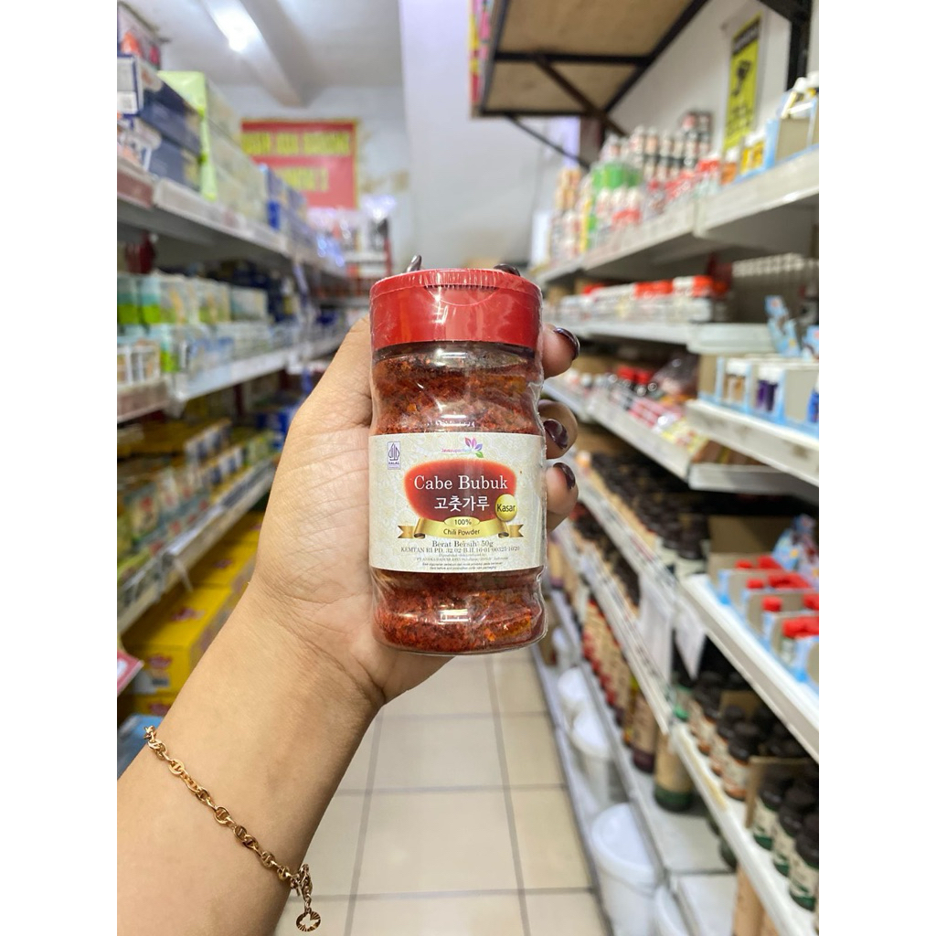 

Cabe Bubuk Kasar JSF 50gr