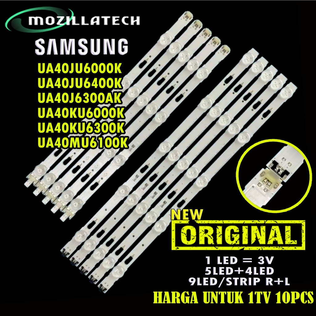 BACKLIGHT SAMSUNG  UA40JU6000K UA40JU6400K UA40J6300AK UA40KU6300K UA40MU6100K V6DU-400DCA/B-R2