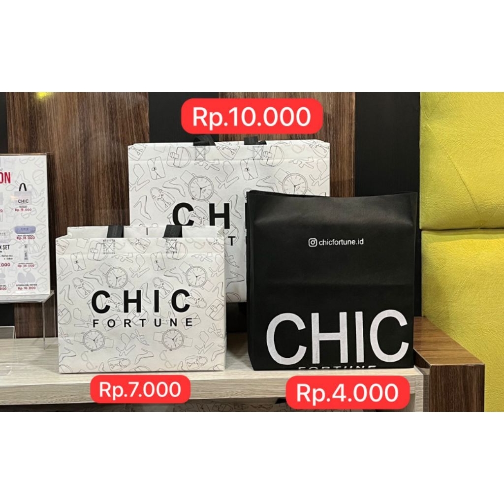 Chic Fortune Shoppingbag Motif