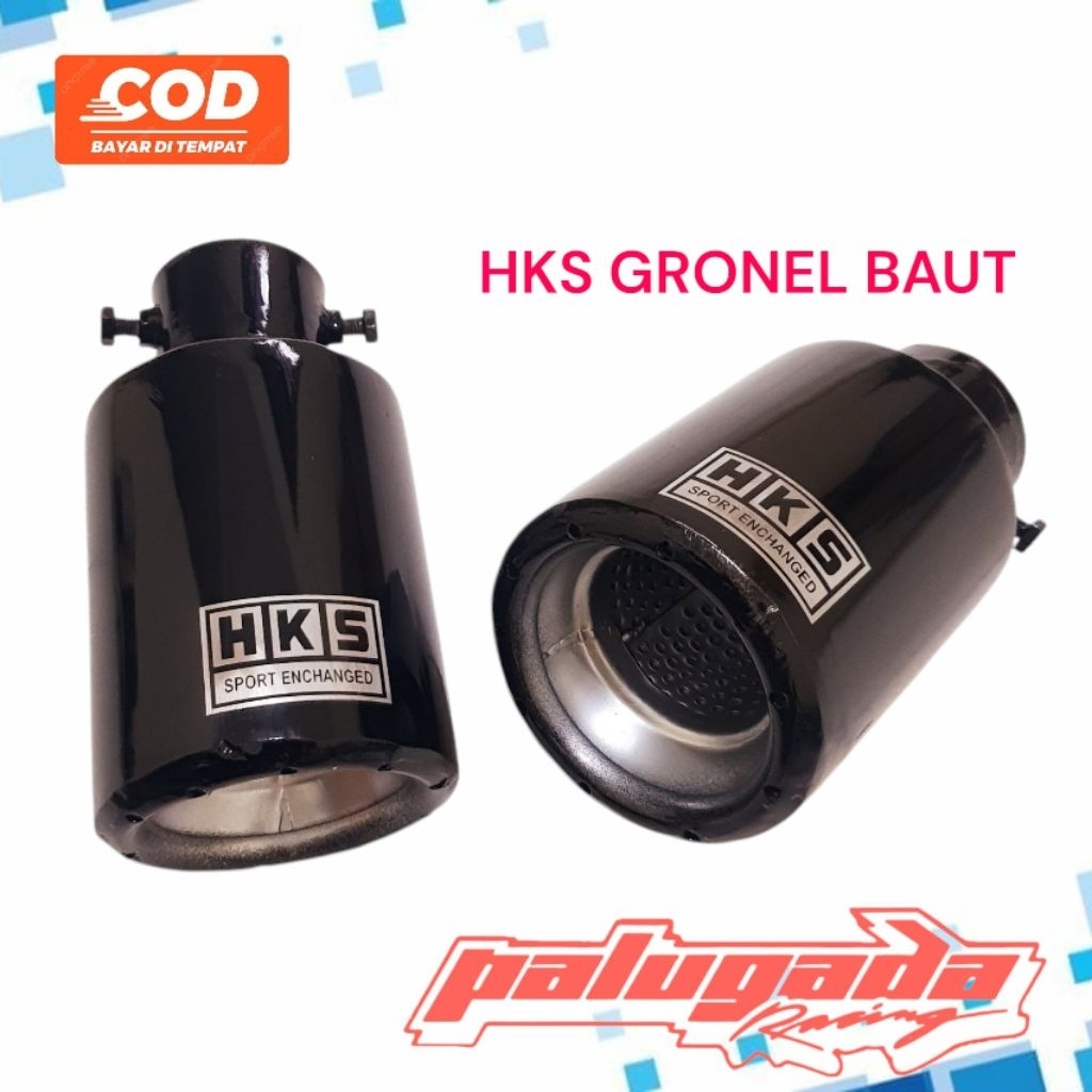 Knalpot HKS Gronel Baut Variasi Ujung Pipa Knalpot Mobil