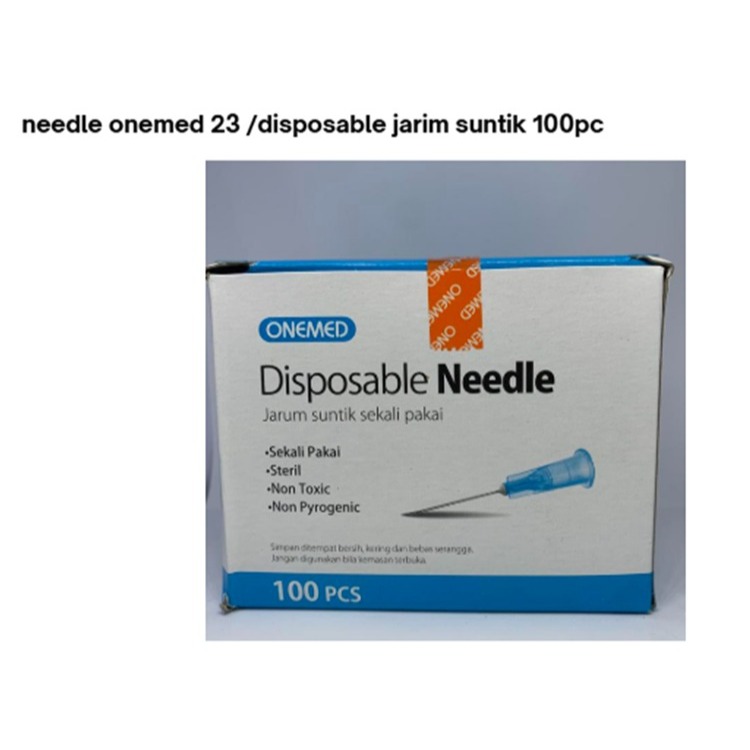 Disposable Needle 23G Onemed / Nald / Jarum Suntik 23 G