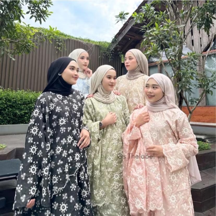 MAZAYA ONE SET EXLUSIVE - Baju Kurung Melayu Katun Busui Style Malaysia SIZE M-L XL-XXL LD 100 & 105