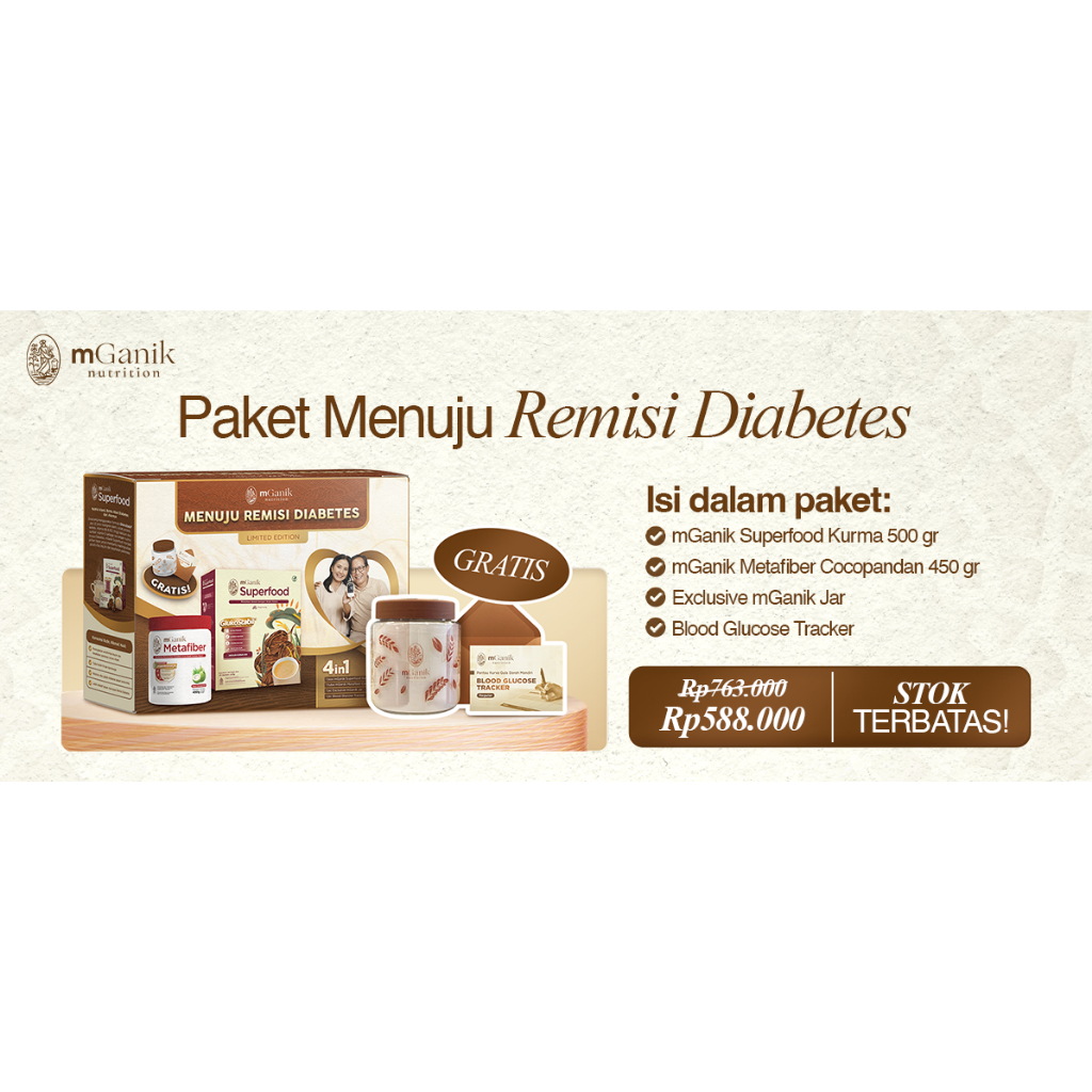 

[DISTRIBUTOR RESMI] Obat Diabetes Mganik Multigrain Superfood Metafiber Paket Remisi Diabetes