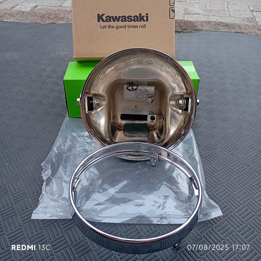 Ring Headlamp Reflektor Lampu Bulat Ninja R OLD SS Batok Ninja SS Original Ring Lampu Ninja SS Origi