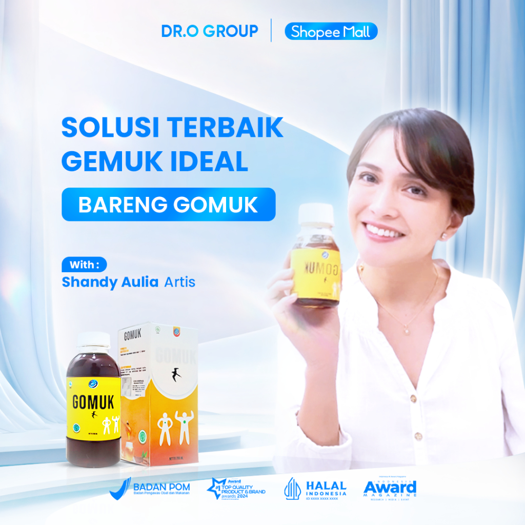 Gomuk + Gomuk Pro/ Gomuk Isi 250ml/ Gomuk Pro Isi 30 Kapsul/ Mendapatkan Tubuh Ideal dengan Bantuan 