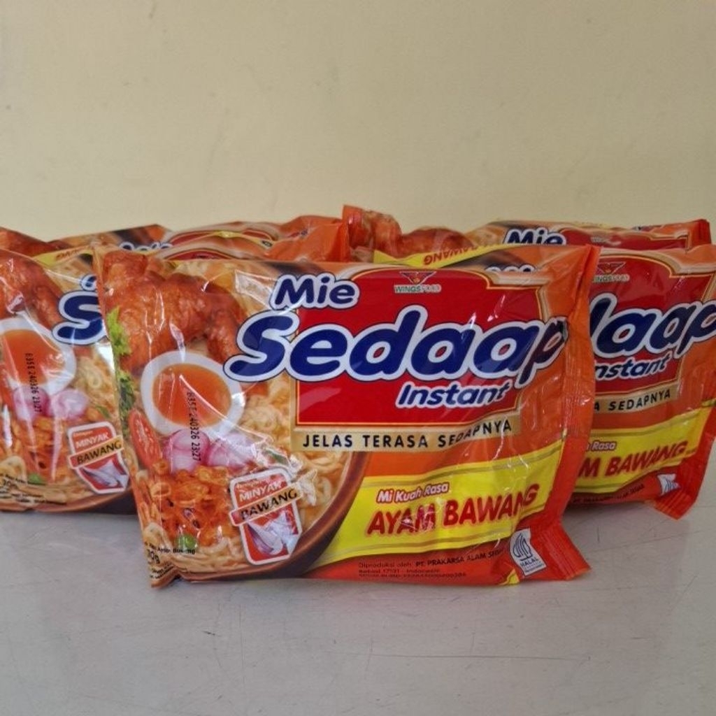 

Mie Sedap Ayam Bawang 76gr Isi 5pcs