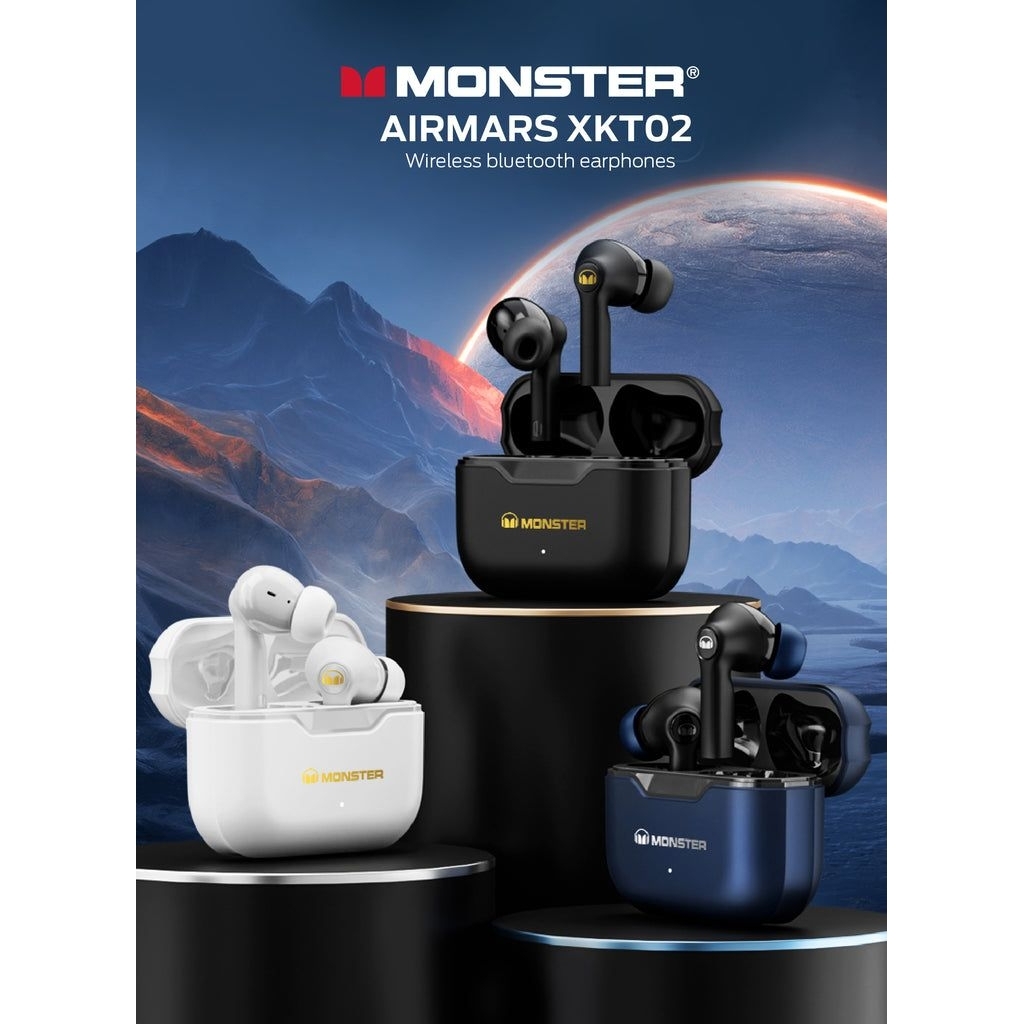 Headset Bluetooth TWS Monster Xkt 02