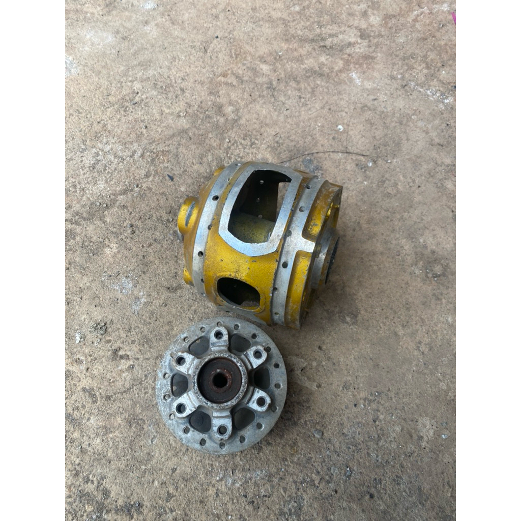 tromol tiger bubut original tiger revo depan belakang