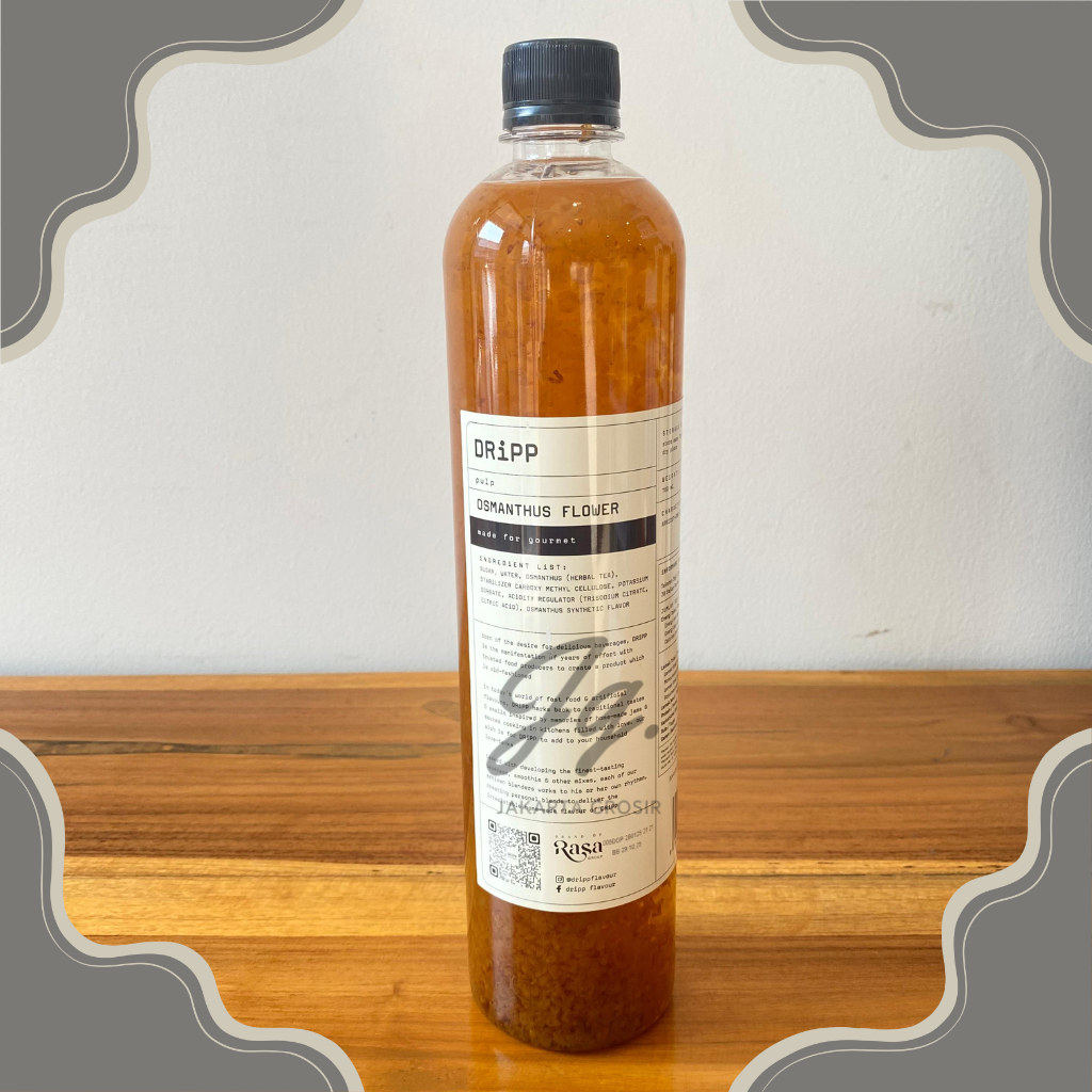 

Dripp Osmanthus Flower Pulp (Sirup Rasa Bubur Bunga Osmanthus)