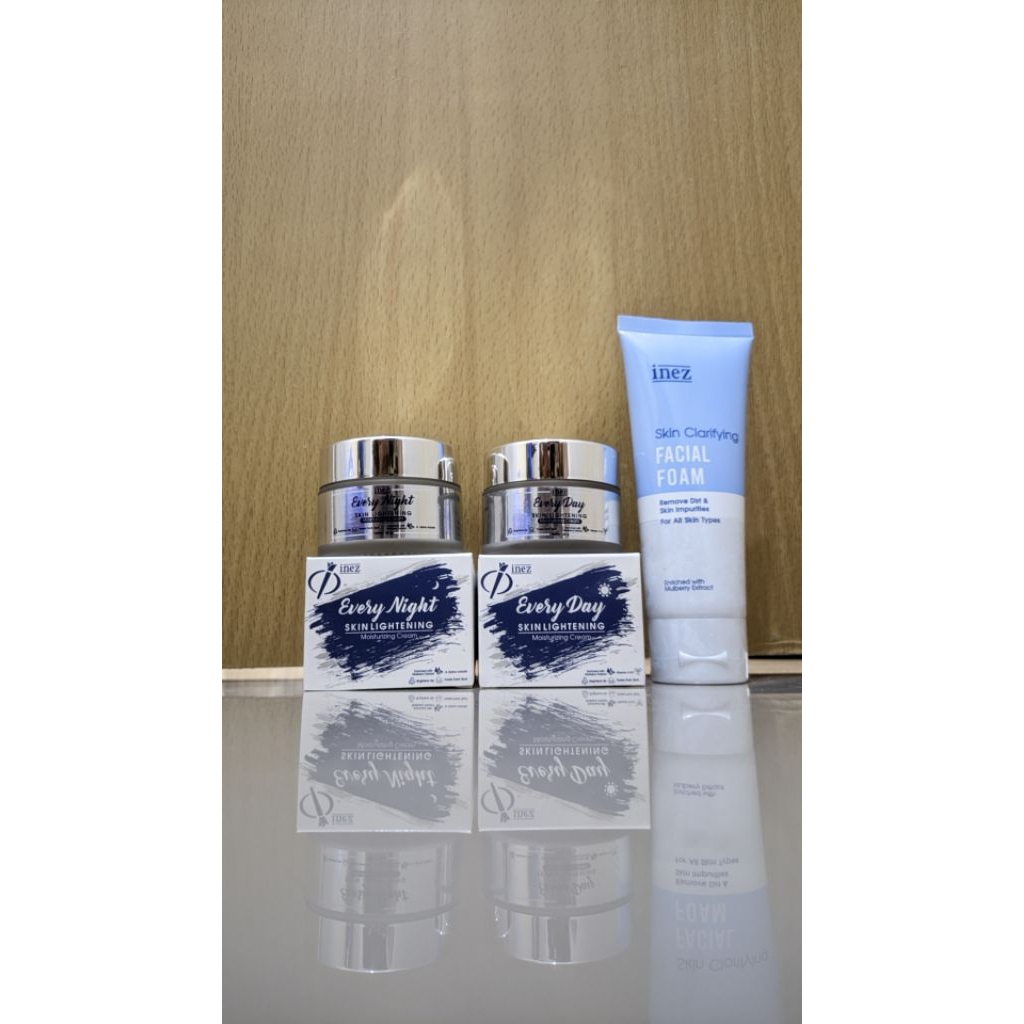 Paket Inez Skin Care day cream, night cream, facial wash | Paket Flek Hitam Mencerahkan