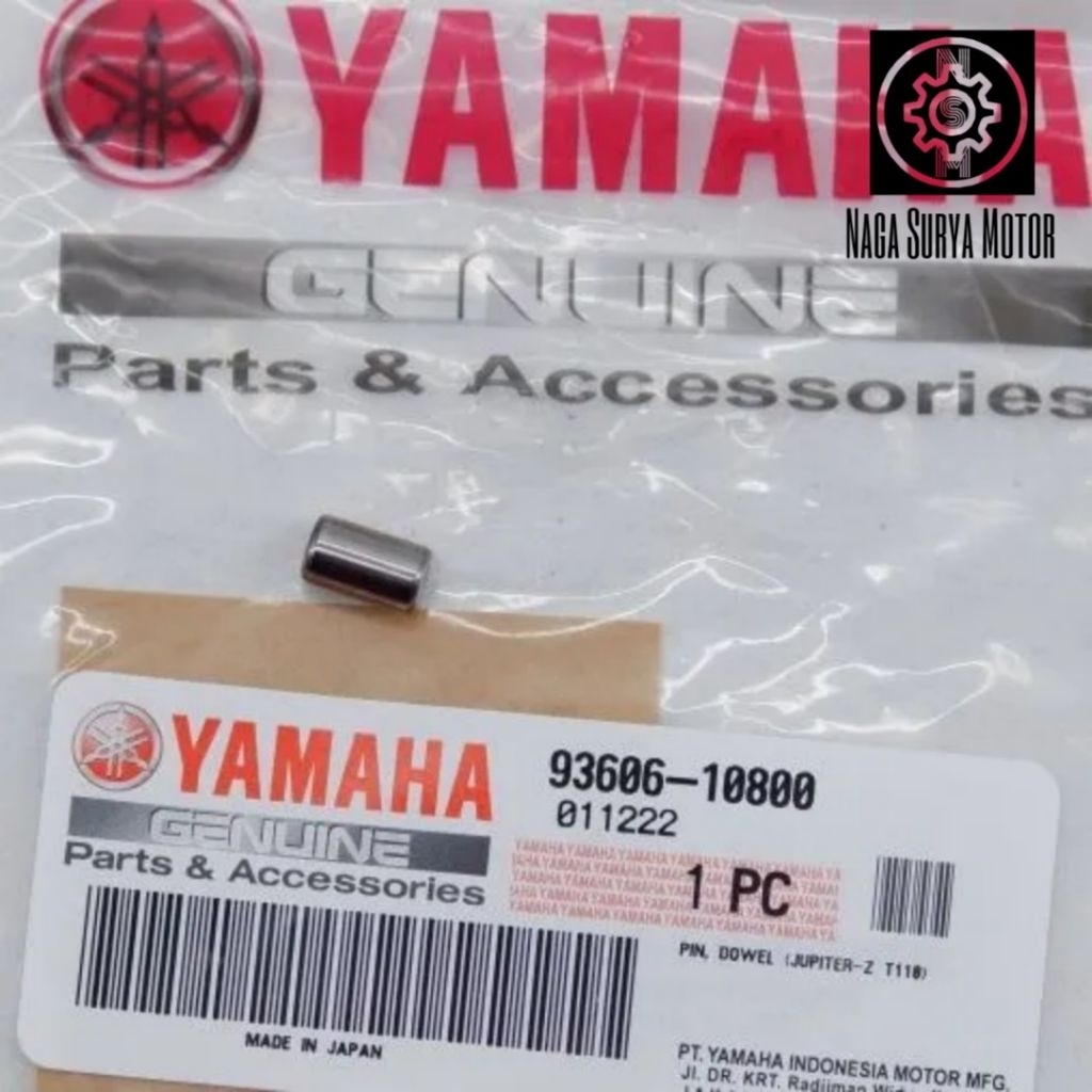 Pin dowel Cage bentengan kopling Jupiter Z Vega R ZR Crypton 93606-10800 ORI YGP