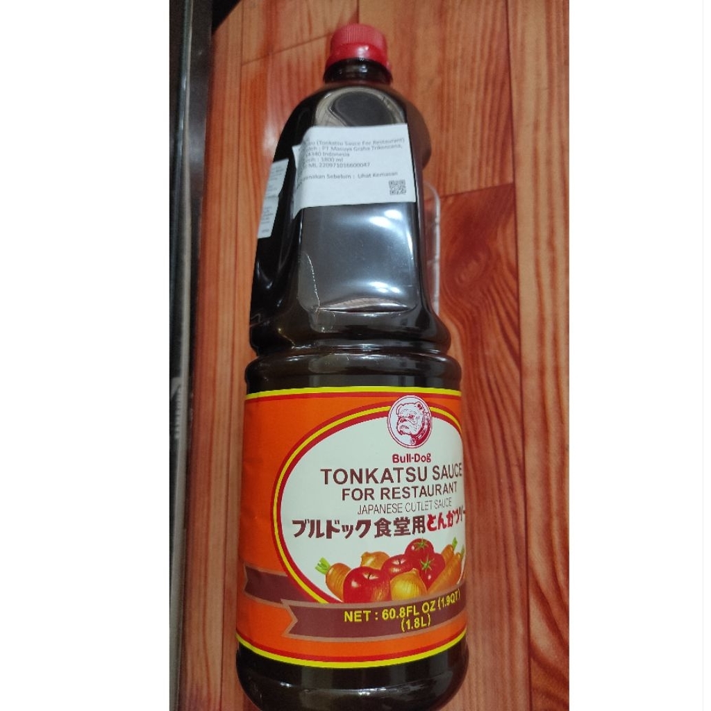 

tonkatsu sauce for restaurant Japanese cutlet sause bull dog 1,8 liter
